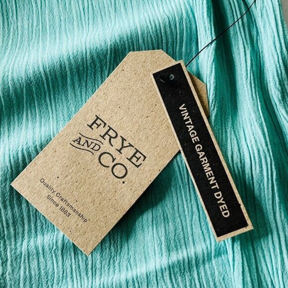 Frye & Co Green Crystal Springs Dress Size L Lined V Neck New With Tags - Picture 14 of 15